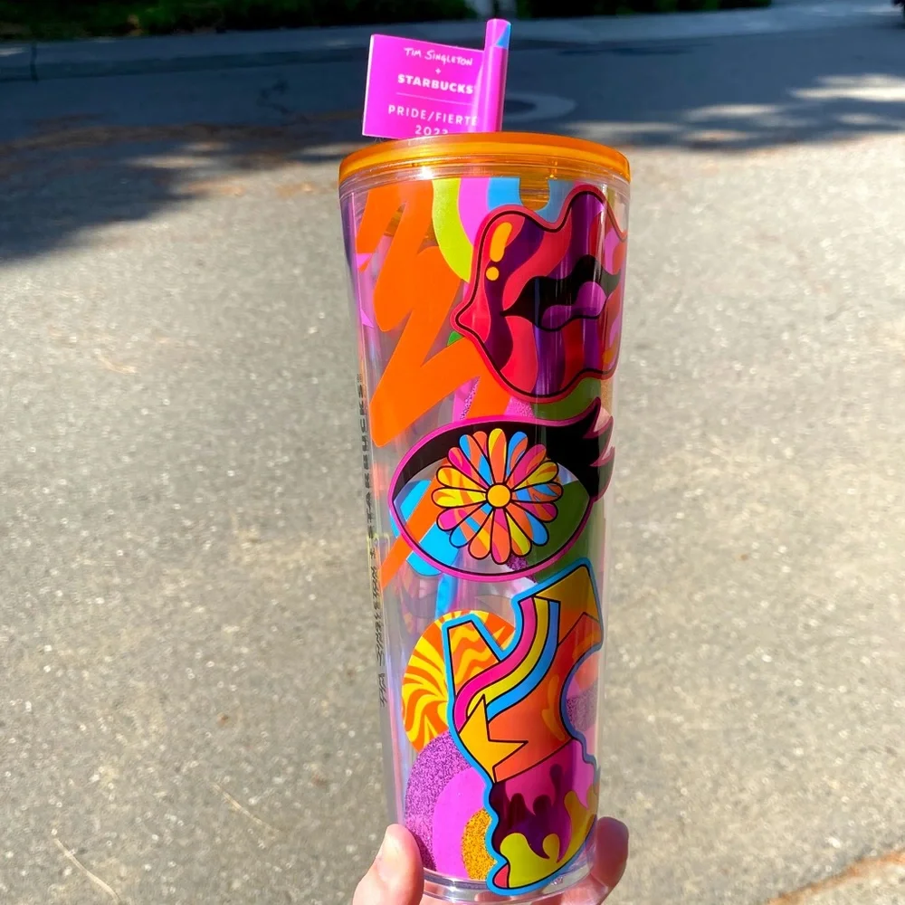 Retired Pride 2023 Tim Singleton x Starbucks Limited Release Venti Cold Tumbler